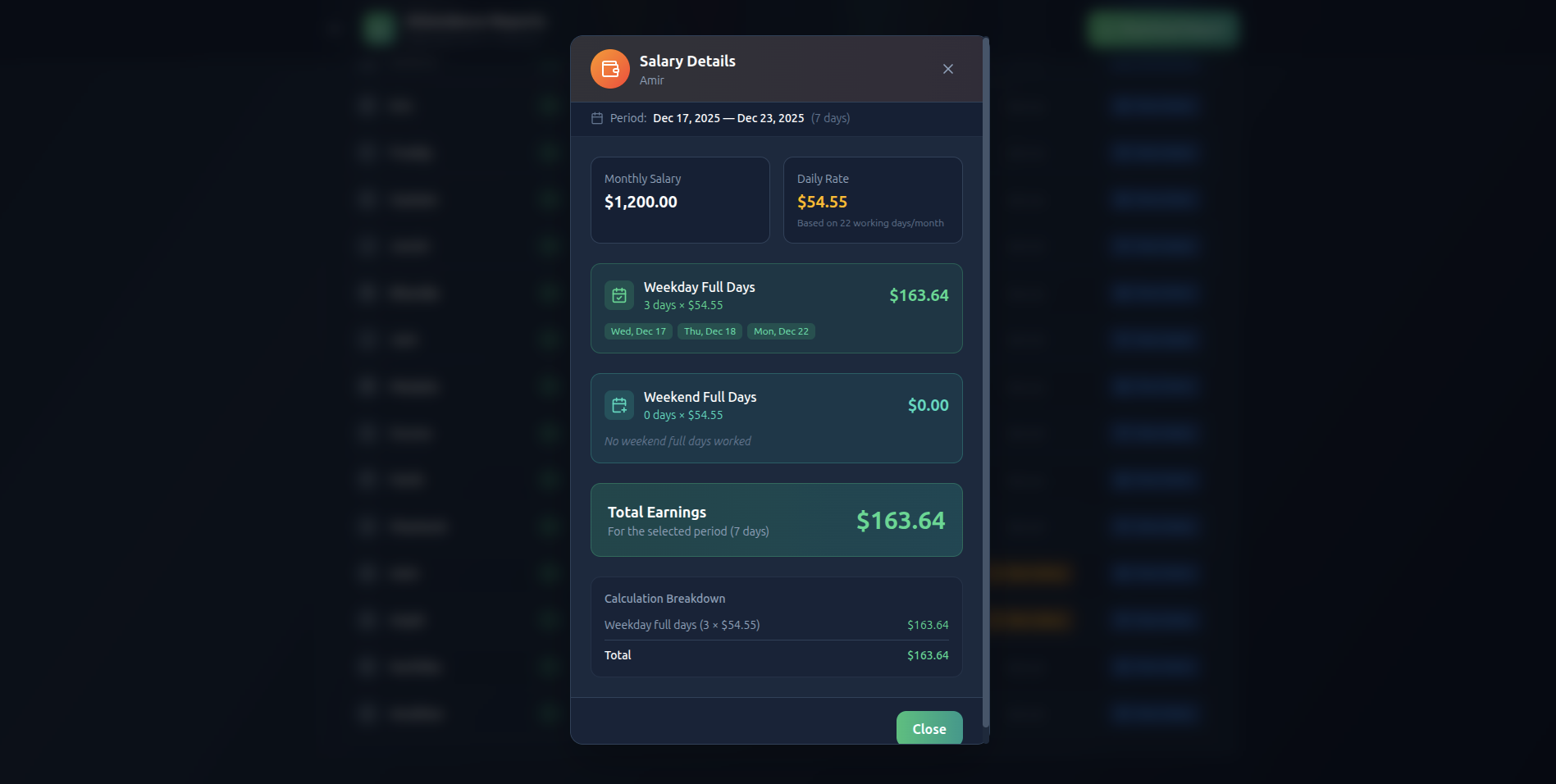 Simple Attendance Screenshot 3