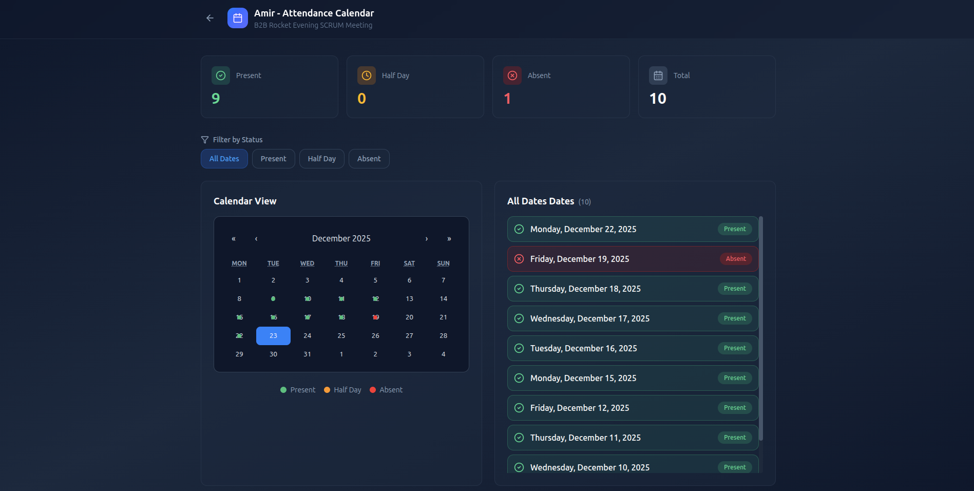 Simple Attendance Screenshot 4